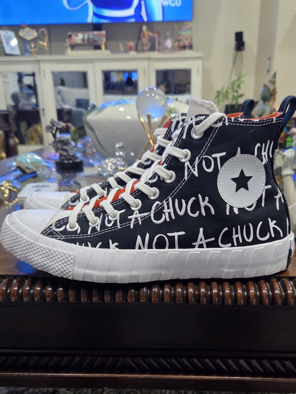 Converse UNTITL3D High Tops Black & White 'Not A Chuck' High-Top Sneakers
